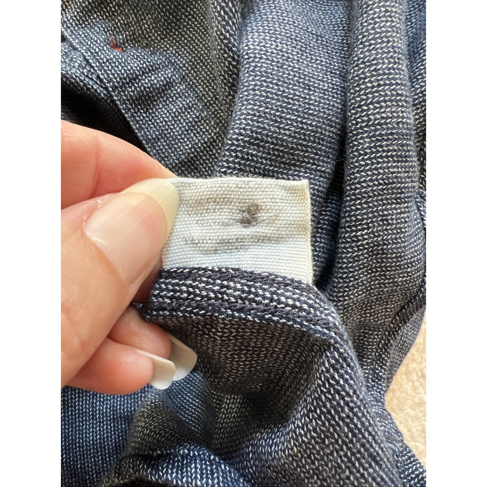 Dovetail Workwear Women's Givens Work Shirt Button Up Size XL Blue Utility - Picture 6 of 7